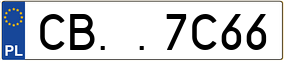 Truck License Plate